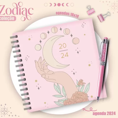 Combo Agendas – Zodiacos 18×18 – Lina Criativa