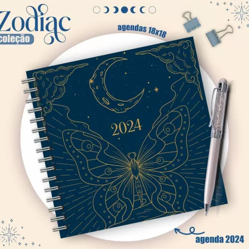 Combo Agendas – Zodiacos 18×18 – Lina Criativa