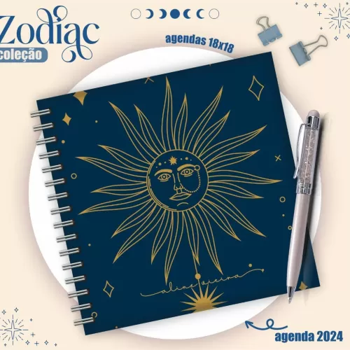 Combo Agendas – Zodiacos 18×18 – Lina Criativa