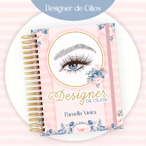 Combo Designer Cílios – Encadernação – Pamella Vieira