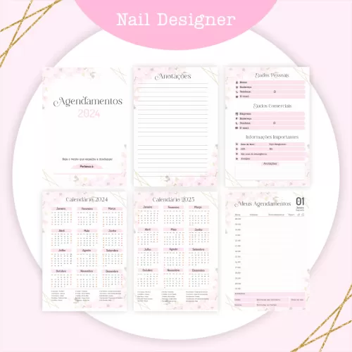 Combo Nail Designer – Encadernação – Pamella Vieira