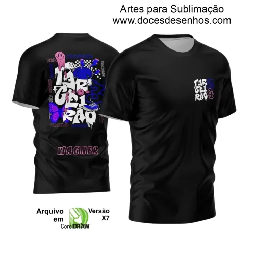 Design de Camisa Personalizada - Terceirão Borboleta - 2024 - 2025