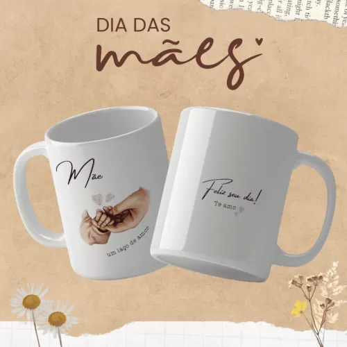 Dia das Mães – Artes Canecas (Cravo e Canecas)