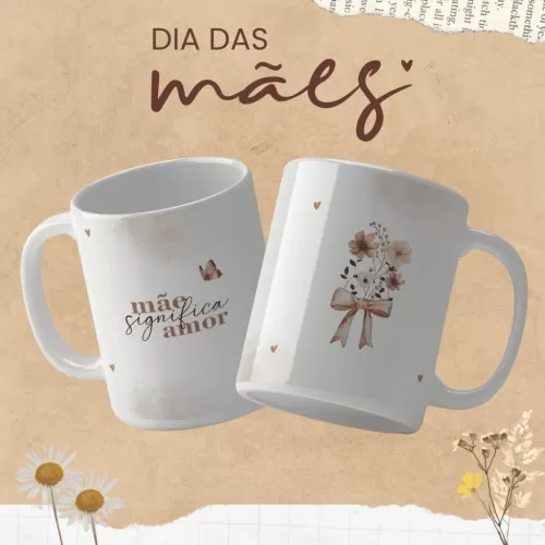 Dia das Mães – Artes Canecas (Cravo e Canecas)