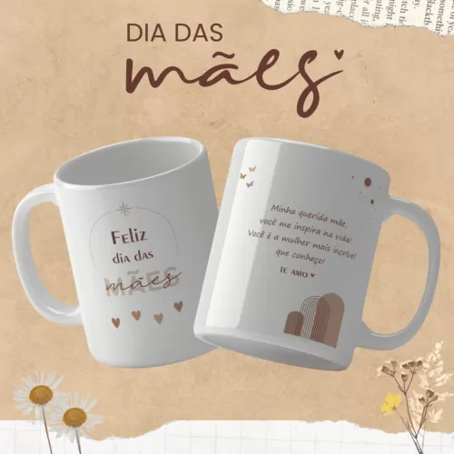 Dia das Mães – Artes Canecas (Cravo e Canecas)