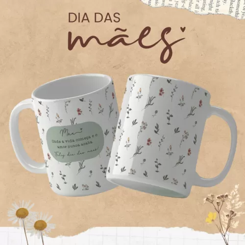 Dia das Mães – Artes Canecas (Cravo e Canecas)