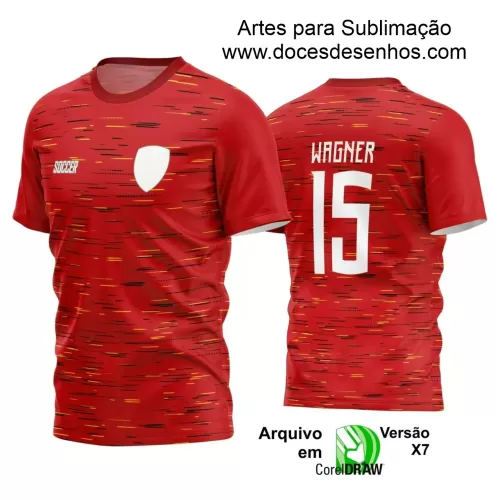 Estampa Camisa Personalizada - Time Amador - Futebol 2025