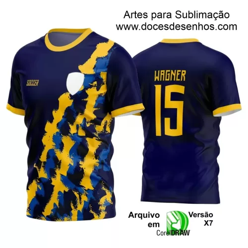 Estampa Camisa Personalizada - Time Amador - Futebol 2025