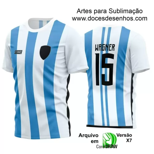 Estampa Camisa Personalizada - Time Amador - Futebol 2025