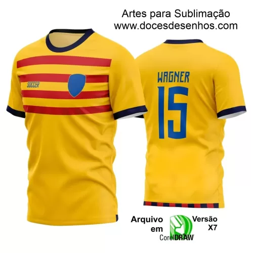 Estampa Camisa Personalizada - Time Amador - Futebol 2025