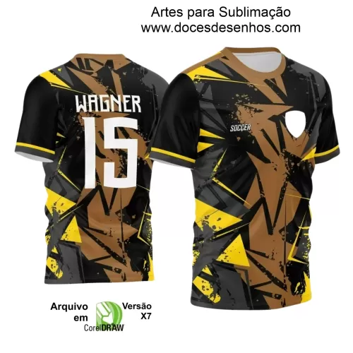 Estampa Camisa Personalizada - Time Amador - Futebol 2025