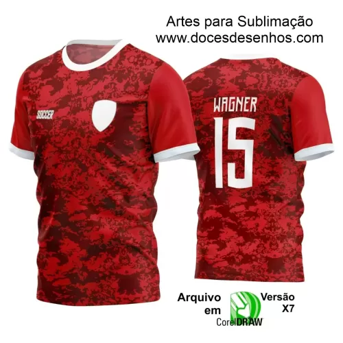 Estampa Camisa Personalizada - Time Amador - Futebol 2025