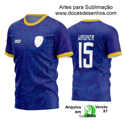 Estampa Camisa Personalizada - Time Amador - Futebol 2025