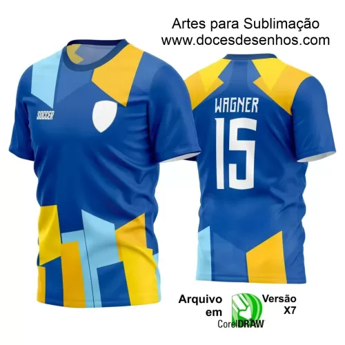 Estampa Camisa Personalizada - Time Amador - Futebol 2025