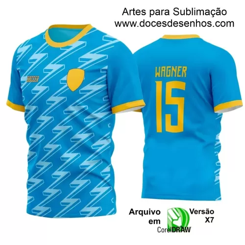 Estampa Camisa Personalizada - Time Amador - Futebol 2025