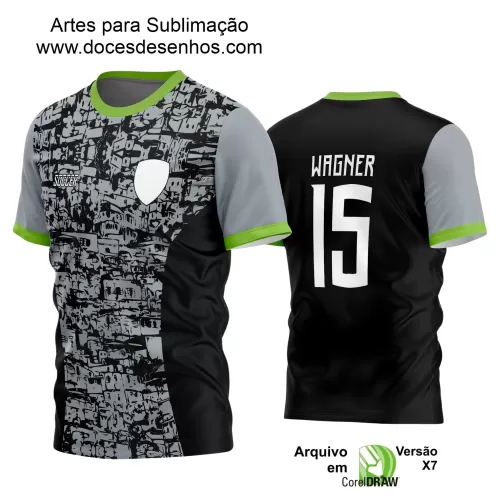 Estampa Camiseta Personalizada - Time Amador - Futebol 2025