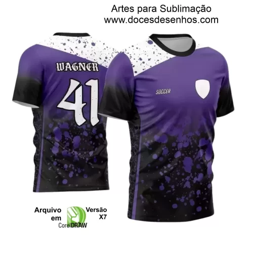 Estampa Camiseta Personalizada - Time Amador - Futebol 2025