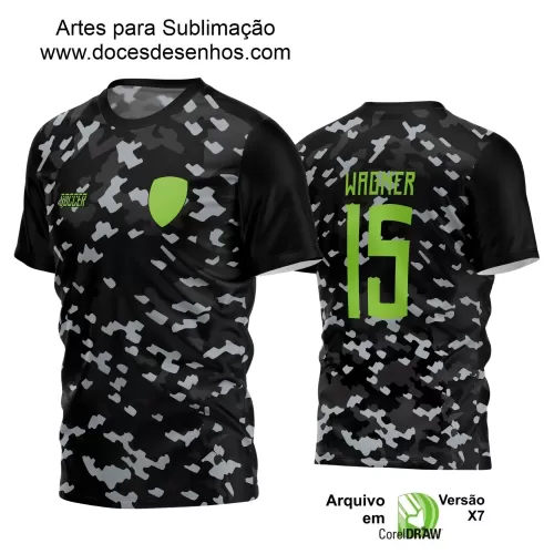 Estampa Camiseta Personalizada - Time Amador - Futebol 2025