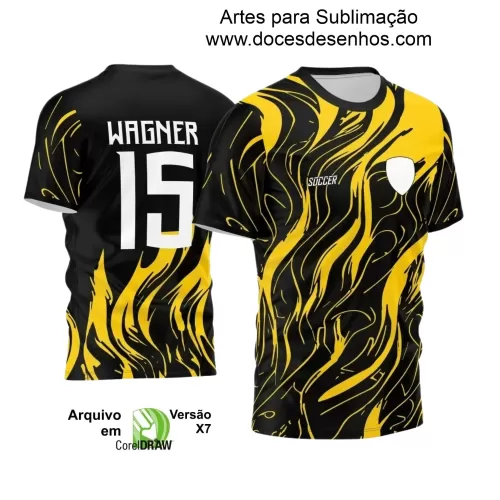 Estampa Camiseta Personalizada - Time Amador - Futebol 2025