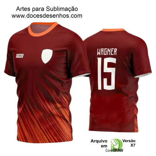 Estampa Camiseta Personalizada - Time Amador - Futebol 2025