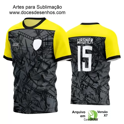 Estampa Camiseta Personalizada - Time Amador - Futebol 2025