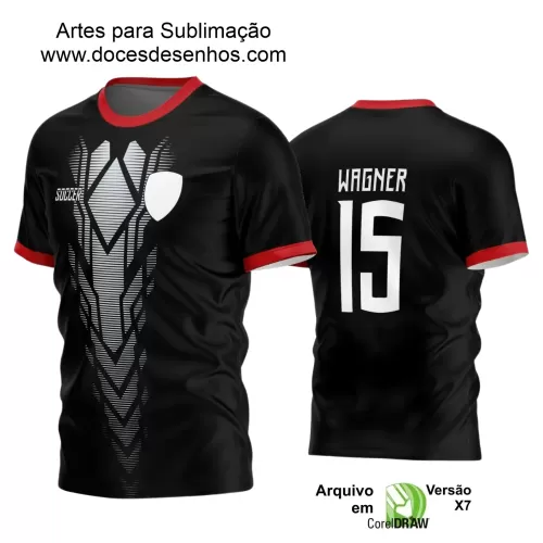 Estampa Camiseta Personalizada - Time Amador - Futebol 2025