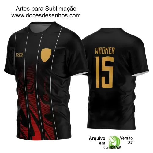 Estampa Camiseta Personalizada - Time Amador - Futebol 2025