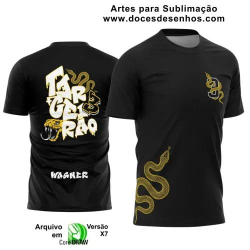 Estampa Para Camiseta Escolar – Arte Vetor - Uniforme Concluintes 2025 – Terceirão: Estilo Cobra