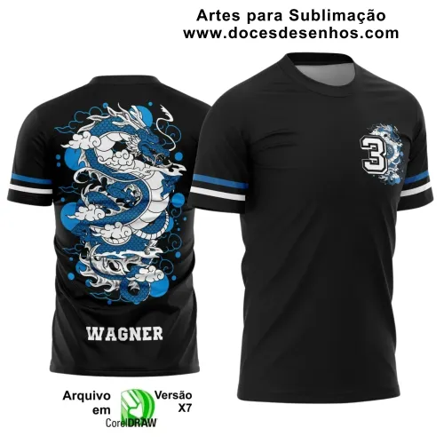 Estampa Para Camiseta Escolar – Arte Vetor - Uniforme Concluintes 2025 – Terceirão: Estilo Dragão