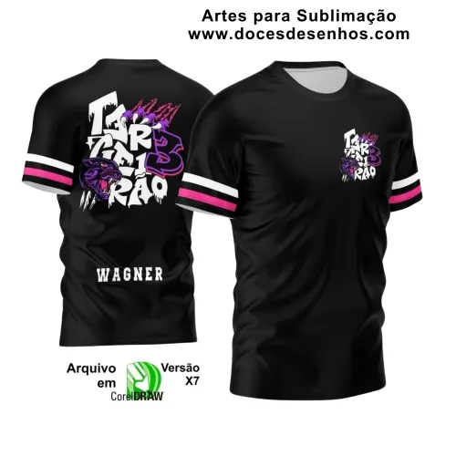 Estampa Para Camiseta Escolar – Arte Vetor - Uniforme Concluintes 2025 – Terceirão: Estilo Pantera