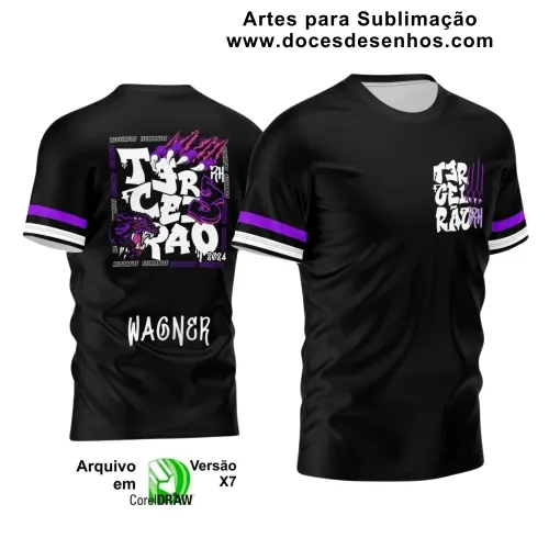 Estampa Para Camiseta Escolar – Arte Vetor - Uniforme Concluintes 2025 – Terceirão: Estilo Pantera