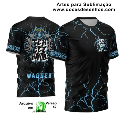 Estampa Para Camiseta Escolar – Arte Vetor - Uniforme Concluintes 2025 – Terceirão: Estilo Zeus