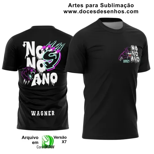 Estampa para Camiseta Escolar – Arte Vetor - Uniforme Concluintes 2025 – Formandos 9º Ano: Estilo Pantera