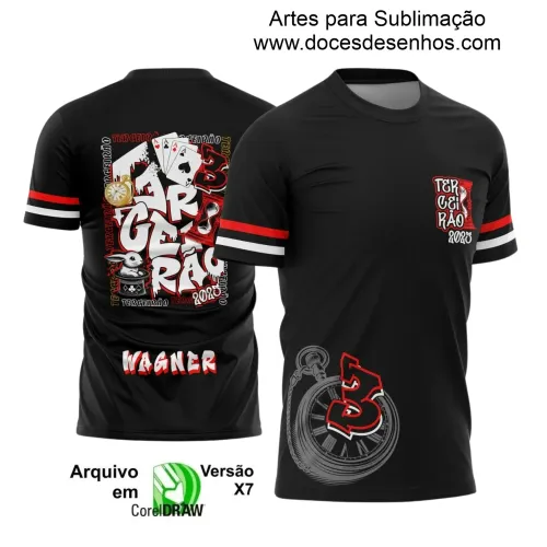 Estampa para Camiseta Escolar – Arte Vetor - Uniforme Concluintes 2025 – Terceirão 2025 – Coelho