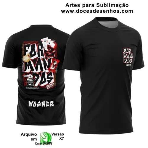 Estampa para Camiseta Escolar – Arte Vetor - Uniforme Concluintes  2025 – Terceirão: Estilo  Coelho