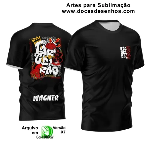 Estampa para Camiseta Escolar – Arte Vetor - Uniforme Concluintes 2025 – Terceirão: Estilo Polvo