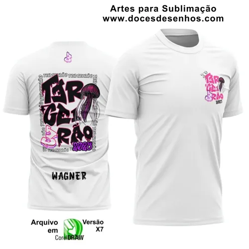 Estampa para Camiseta Escolar – Arte Vetor - Uniforme Concluintes – Terceirão : Estilo Água-Viva