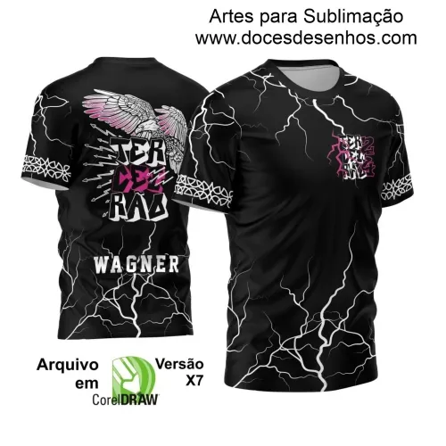 Estampa para Camiseta Escolar – Arte Vetor - Uniforme Concluintes – Terceirão: Estilo Águia