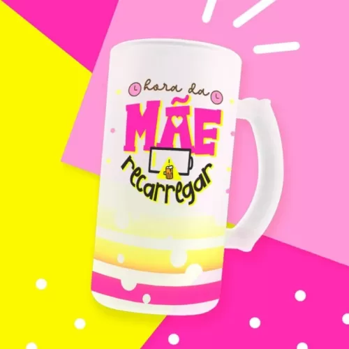 Estampas Canecas Chopp Mãe - DKA Design