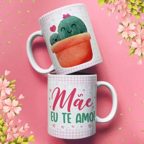 Estampas Canecas – Dia das Mães Cactos