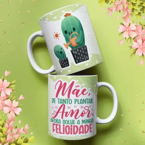 Estampas Canecas – Dia das Mães Cactos