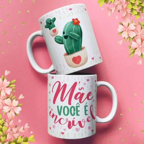 Estampas Canecas – Dia das Mães Cactos