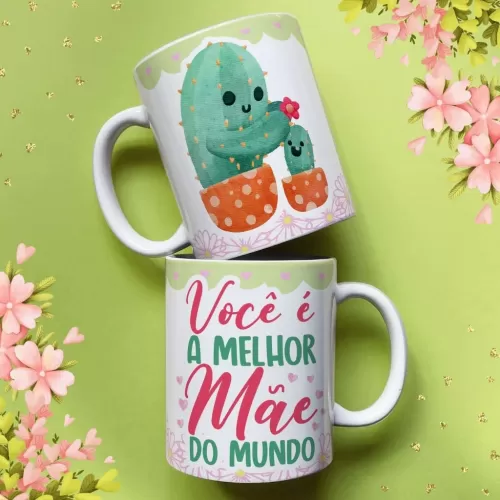 Estampas Canecas – Dia das Mães Cactos