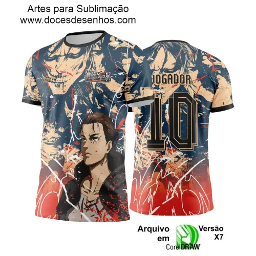 Interclasse 2025: Arte de Camiseta Escolar com Estilo Anime