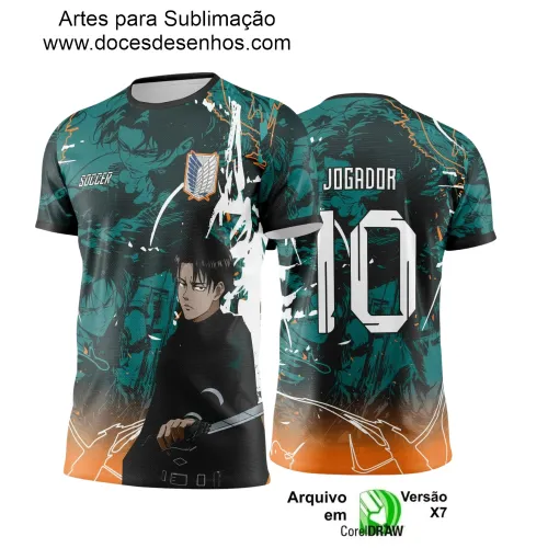 Interclasse 2025: Arte de Camiseta Escolar com Estilo Anime