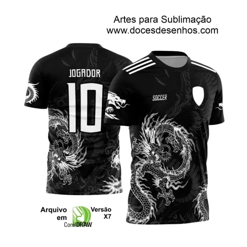 Interclasse 2025: Arte de Camiseta Escolar com Estilo Dragão