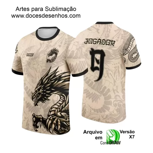 Interclasse 2025: Arte de Camiseta Escolar com Estilo Dragão