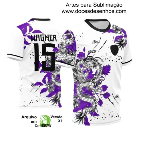 Interclasse 2025: Arte de Camiseta Escolar com Estilo Dragão