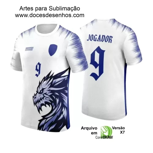 Interclasse 2025: Arte de Camiseta Escolar com Estilo Dragão