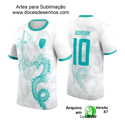 Interclasse 2025: Arte de Camiseta Escolar com Estilo Dragão